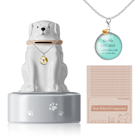The Whisper Cabin of Love | A Loyal Tribute - The Heart's Mailbox Dog Urn.