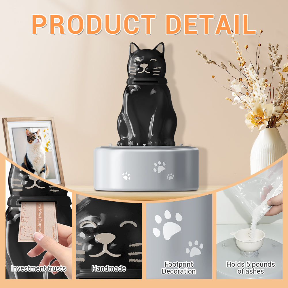 The Whisper Cabin of Love | A Gentle Cat Urn for Your Quietest Memories.