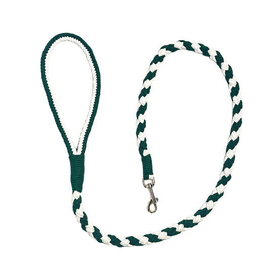 Cyan & White | Handmade Rope Dog Leash
