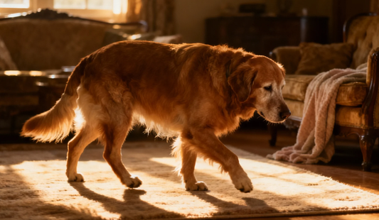 Why do dogs walk in circles before they die