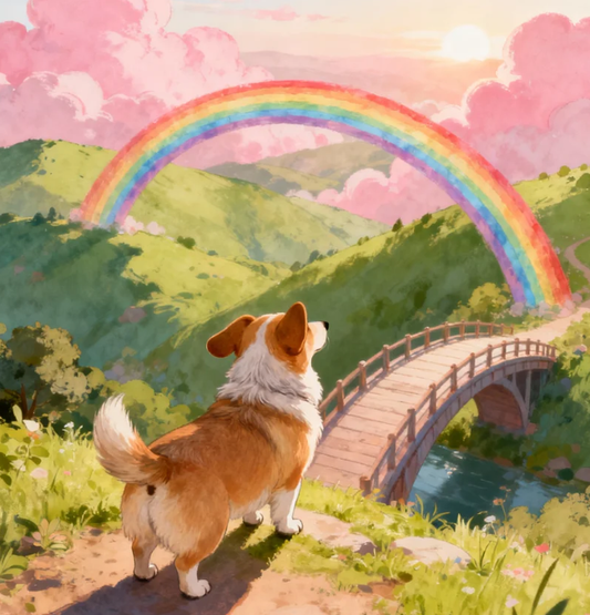 rainbow bridge dog memorial