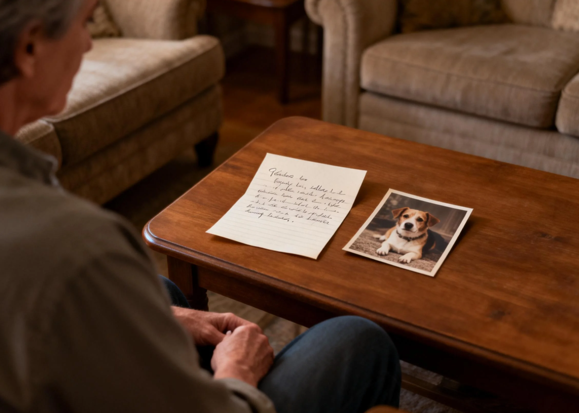 Writing letters to pets as a gentle way to cope with grief after pet loss