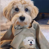 Custom embroidered pet portrait T-shirts/hoodies/sweatshirts