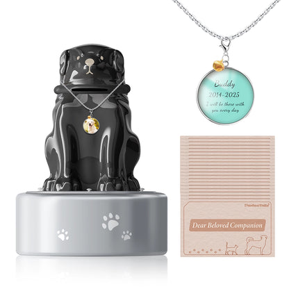 The Whisper Cabin of Love | A Loyal Tribute - The Heart's Mailbox Dog Urn.