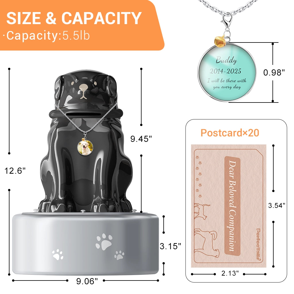 The Whisper Cabin of Love | A Loyal Tribute - The Heart's Mailbox Dog Urn.