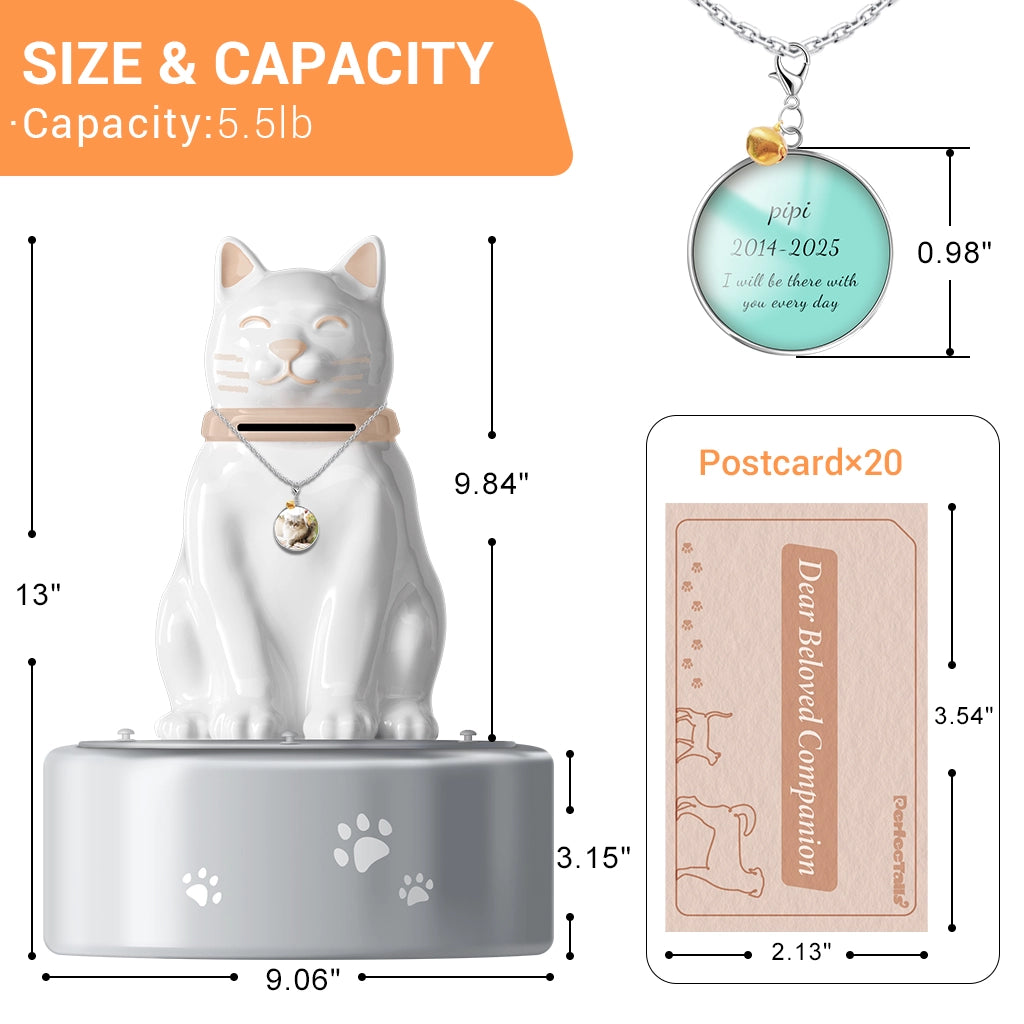 The Heart's Mailbox Pet Urn | Keep Your Connection Alive with Letters.