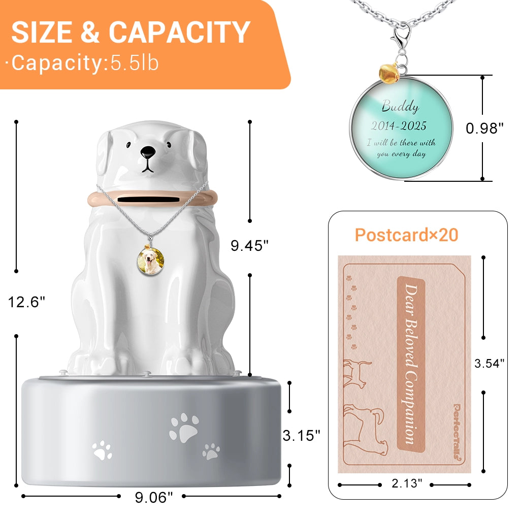 The Whisper Cabin of Love | A Loyal Tribute - The Heart's Mailbox Dog Urn.