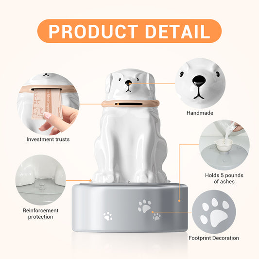 The Whisper Cabin of Love | A Loyal Tribute - The Heart's Mailbox Dog Urn.