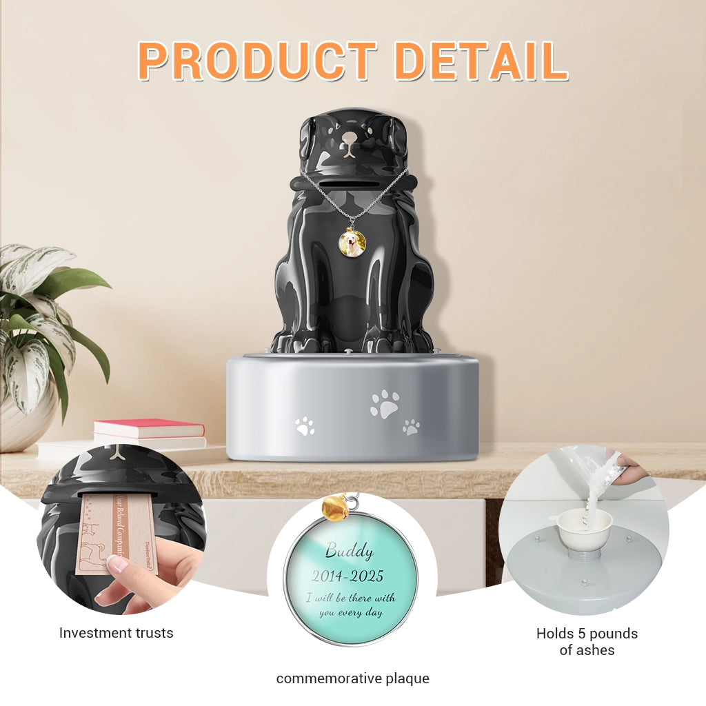 The Heart's Mailbox Pet Urn | Keep Your Connection Alive with Letters.