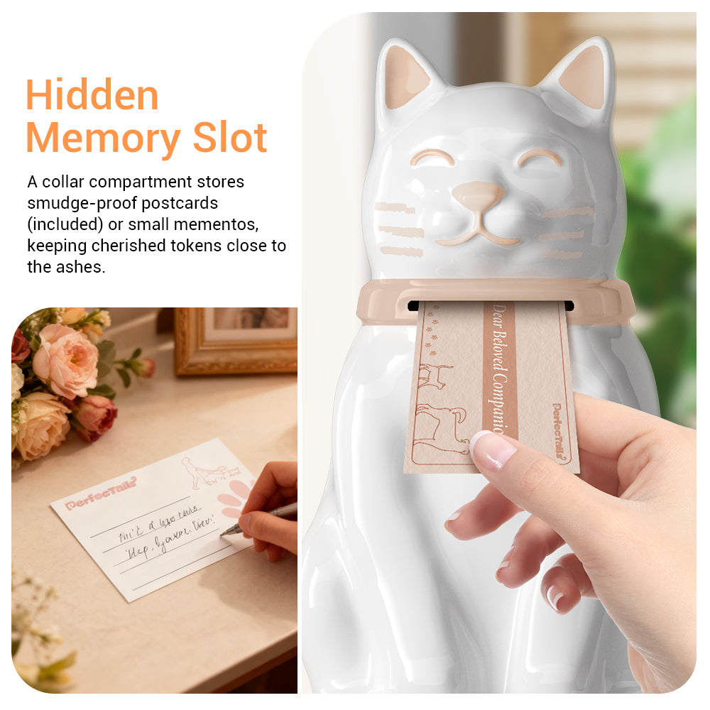 The Heart's Mailbox Pet Urn | Keep Your Connection Alive with Letters.