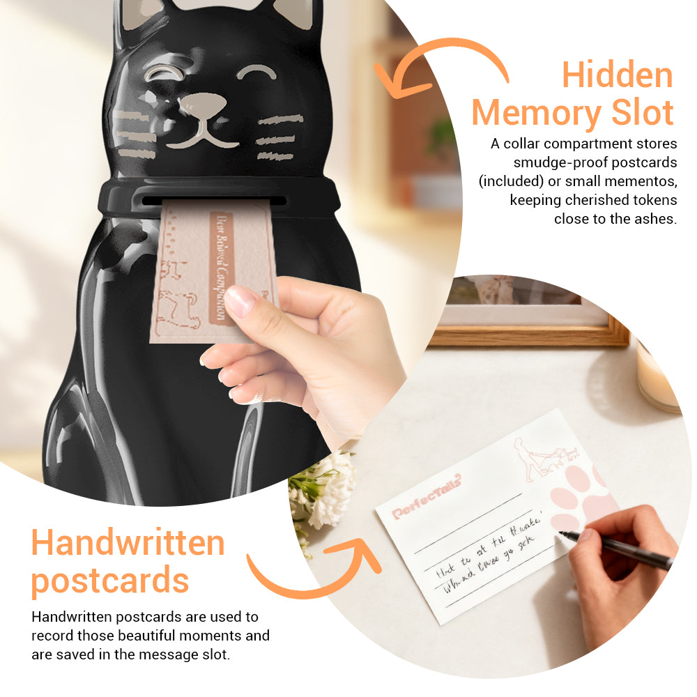 The Heart's Mailbox Pet Urn | Keep Your Connection Alive with Letters.
