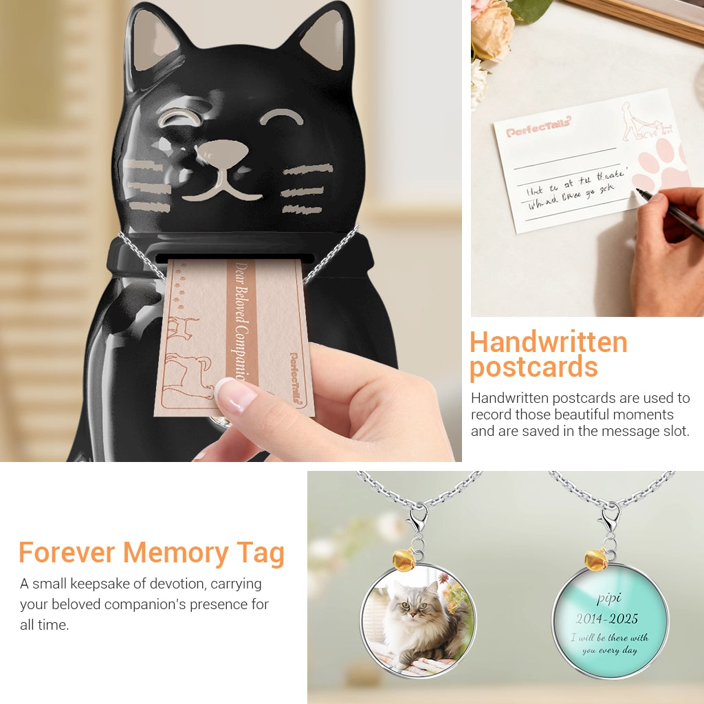The Heart's Mailbox Pet Urn | Keep Your Connection Alive with Letters.