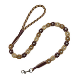 Earthtone Ombre | 25-Flower Handwoven Decorative Dog Leash