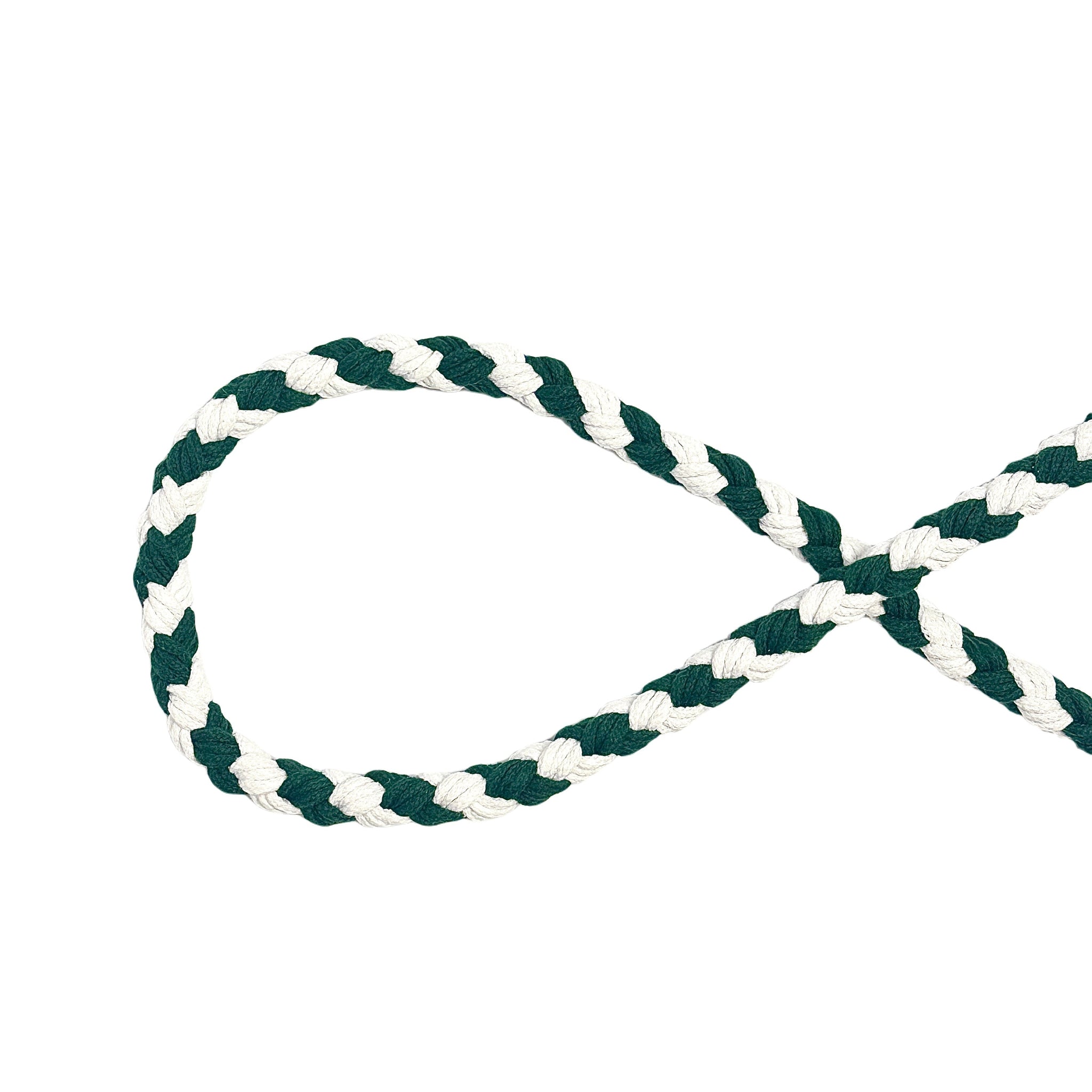 Cyan & White | Handmade Rope Dog Leash