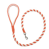 Orange & White | Handmade Rope Dog Leash
