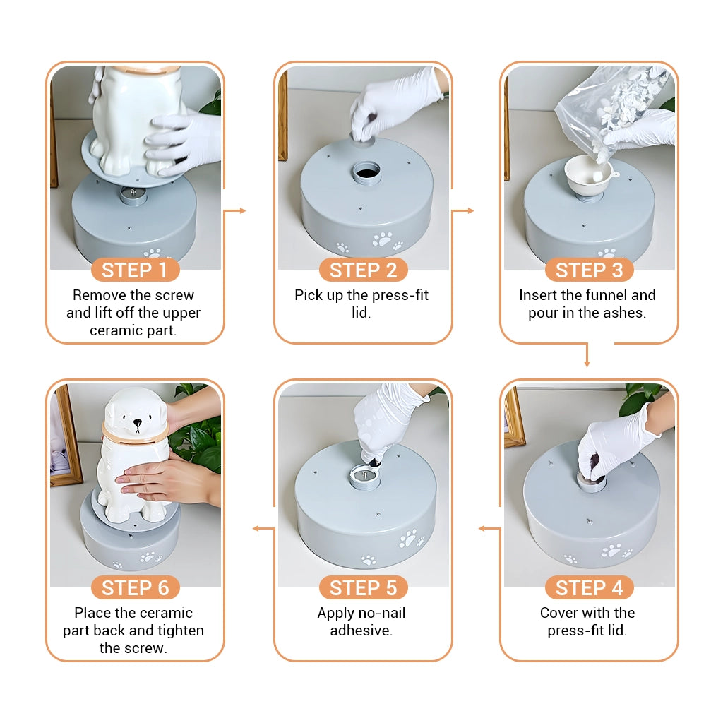 perfectails urn step by step