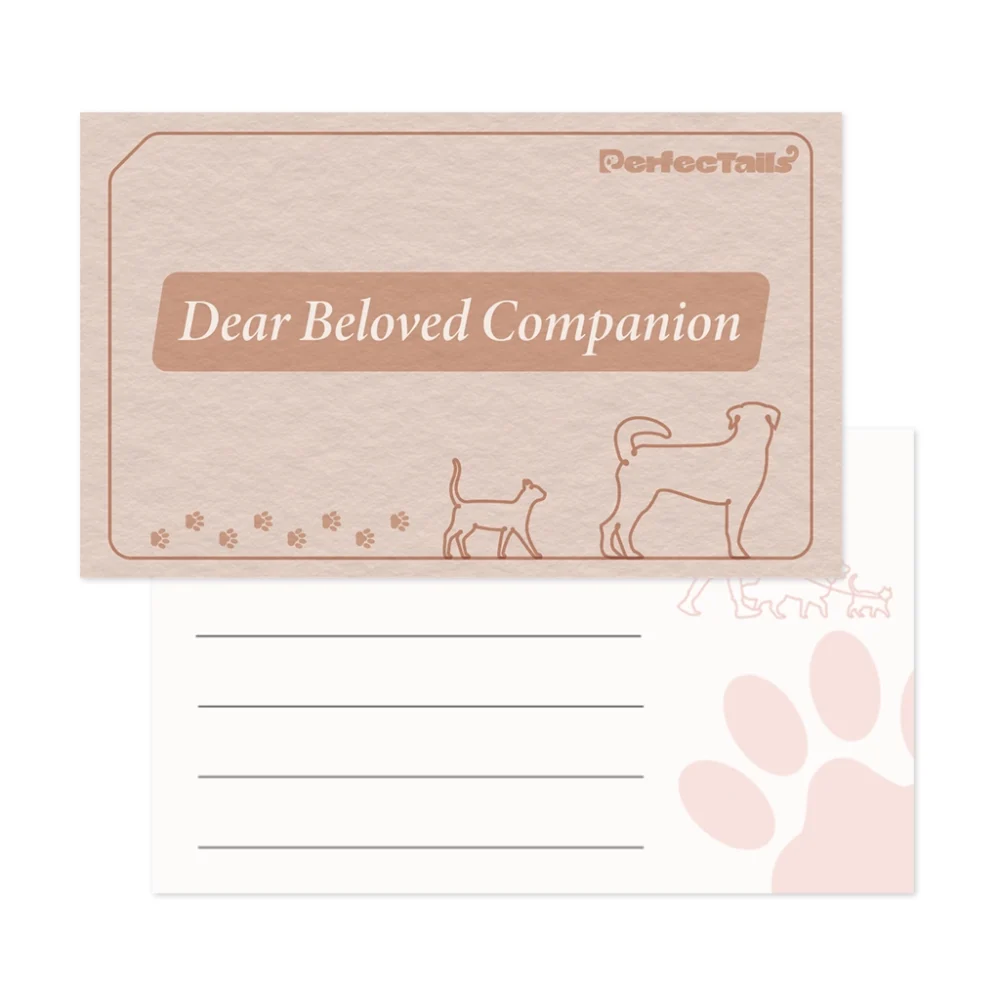 Pet Memorial Envelope | Loving Handwritten Memorial Letters for Pet Urns